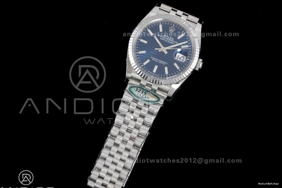 565 126234 Blue SH Clean on Dial Bracelet DateJust 904L Best 36 TechFriendly Texted 1:1 Steel Jubilee Edition 0402